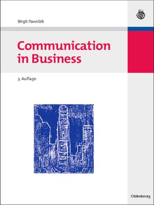cover image of Communication in Business